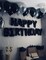 Happy Birthday Balloon Banner – 16” Black Foil Letter Balloons, HBD Mylar Birthday Sign for Women, Men, Boys & Girls Party Decorations (Black)